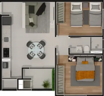 imagem 1 - APARTAMENTO 02 DORMITÓRIOS, GRAVATÁ, NAVEGANTES- GRAN FELICITA UP HOUSE imagem 1 - APARTAMENTO 02 DORMITÓRIOS, GRAVATÁ, NAVEGANTES- GRAN FELICITA UP HOUSE