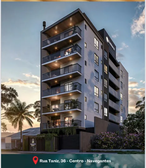 imagem 1 - Excelente apartamento na planta quadra mar Centro Navegantes/SC imagem 1 - Excelente apartamento na planta quadra mar Centro Navegantes/SC