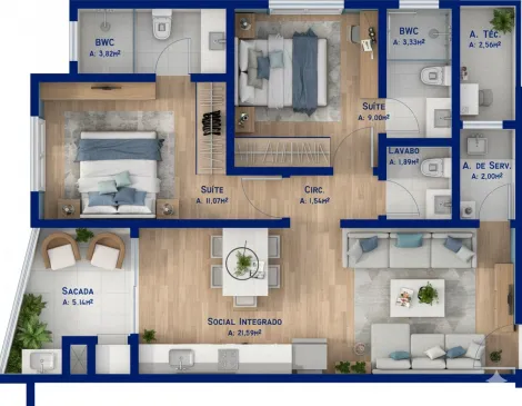 imagem 3 - APARTAMENTO 02 SUÍTES À VENDA, R$ 720.000,00 BAIRRO GRAVATÁ EM NAVEGANTES imagem 3 - APARTAMENTO 02 SUÍTES À VENDA, R$ 720.000,00 BAIRRO GRAVATÁ EM NAVEGANTES