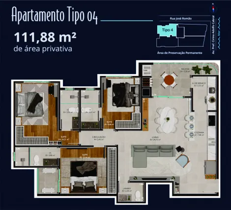 imagem 1 - APARTAMENTO 03 SUÍTES À VENDA, R$ 1.580.000,00 BAIRRO GRAVATÁ EM NAVEGANTES imagem 1 - APARTAMENTO 03 SUÍTES À VENDA, R$ 1.580.000,00 BAIRRO GRAVATÁ EM NAVEGANTES