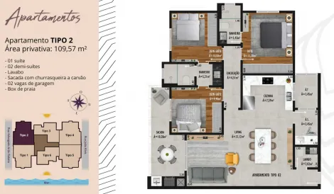 imagem 1 - APARTAMENTO 02 DORMITORIOS À VENDA, R$875.000,00 BAIRRO CENTRO EM NAVEGANTES imagem 1 - APARTAMENTO 02 DORMITORIOS À VENDA, R$875.000,00 BAIRRO CENTRO EM NAVEGANTES