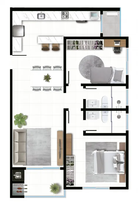 imagem 1 - APARTAMENTO 02 DORMITÓRIOS À VENDA R$  714.487,35 BAIRRO MEIA PRAIA EM NAVEGANTES imagem 1 - APARTAMENTO 02 DORMITÓRIOS À VENDA R$  714.487,35 BAIRRO MEIA PRAIA EM NAVEGANTES