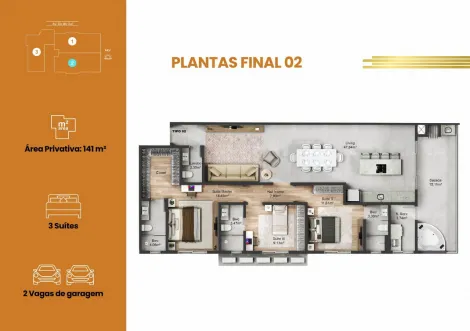 imagem 1 - APARTAMENTO FRENTE MAR, ALTO PADRÃO, 03 SÚITES, R$2.550.000,00 - GRAVATÁ, NAVEGANTES! imagem 1 - APARTAMENTO FRENTE MAR, ALTO PADRÃO, 03 SÚITES, R$2.550.000,00 - GRAVATÁ, NAVEGANTES!