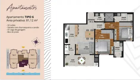 imagem 1 - 02 SUÍTES, VISTA MAR, CENTRO, ILHA DO CAMPECHE, NAVEGANTES/SC, R$778.000,00! imagem 1 - 02 SUÍTES, VISTA MAR, CENTRO, ILHA DO CAMPECHE, NAVEGANTES/SC, R$778.000,00!